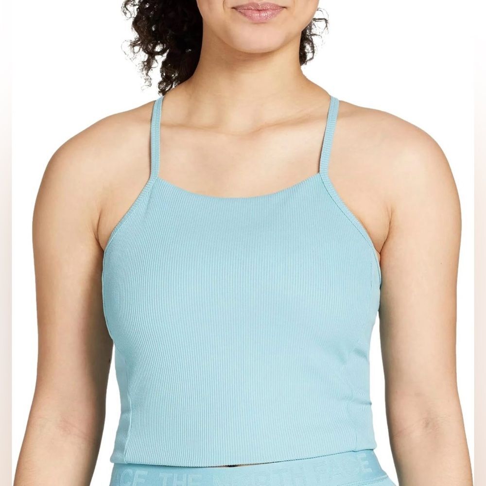 North Face Women's Guide Forward Ribbed Tank Top Color:Reef Waters New With Tags